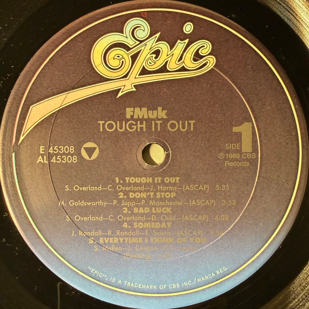 FM UK ‎– Tough It Out (США 1989г.)