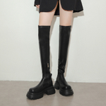 AGSDON Over the knee Boots 6cm Women"s Black