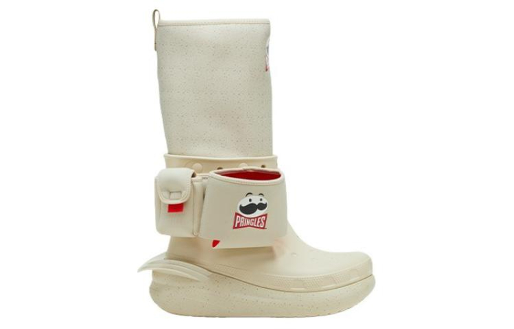 Crocs X Pringles Boots "White Red"
