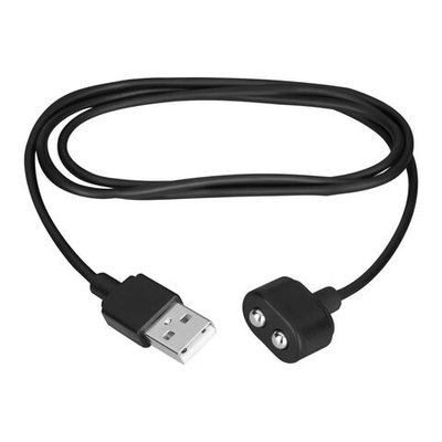 Черный магнитный кабель для зарядки Satisfyer USB Charging Cable (Цвет: черный)