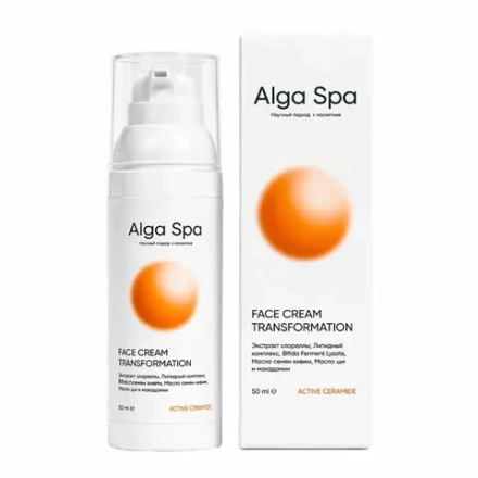 Крем Alga Spa для лица Преображение "Face cream TRANSFORMATION", 50мл