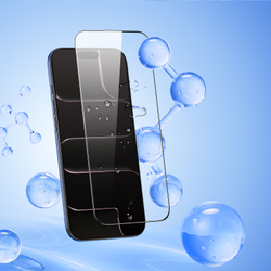 Защитное стекло для iPhone Air, серия Roga Series от Dux Ducis (комплект с ванночкой для автоматического выравнивания и установки)