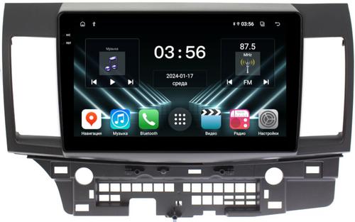Магнитола для Mitsubishi Lancer X 2007-2016 - FarCar S280 монитор 10.36" IPS на Android 13, CarPlay