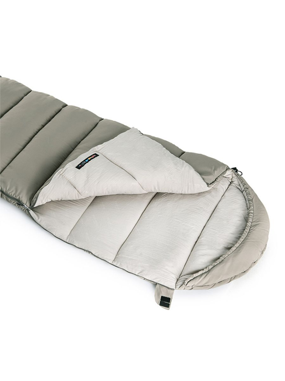 Спальный мешок Naturehike CNK2350WS023 M320 ультралёгкий хлопковый с капюшоном, весна осень, камуфляжный, молния справа