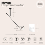 Настенный светодиодный светильник Maytoni Fad MOD070WL-L6B3K