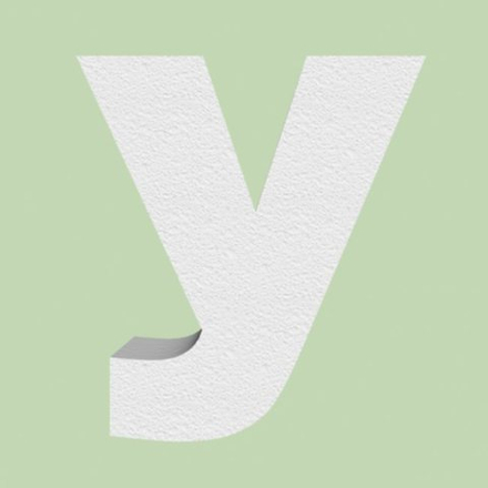 Буква У шрифт Arial