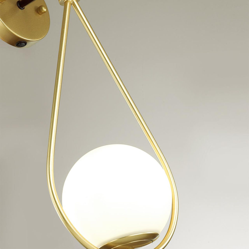 4810/1A PENDANT ODL21 415 золтой/черный/белый Подвес E14 1*40W FLARI
