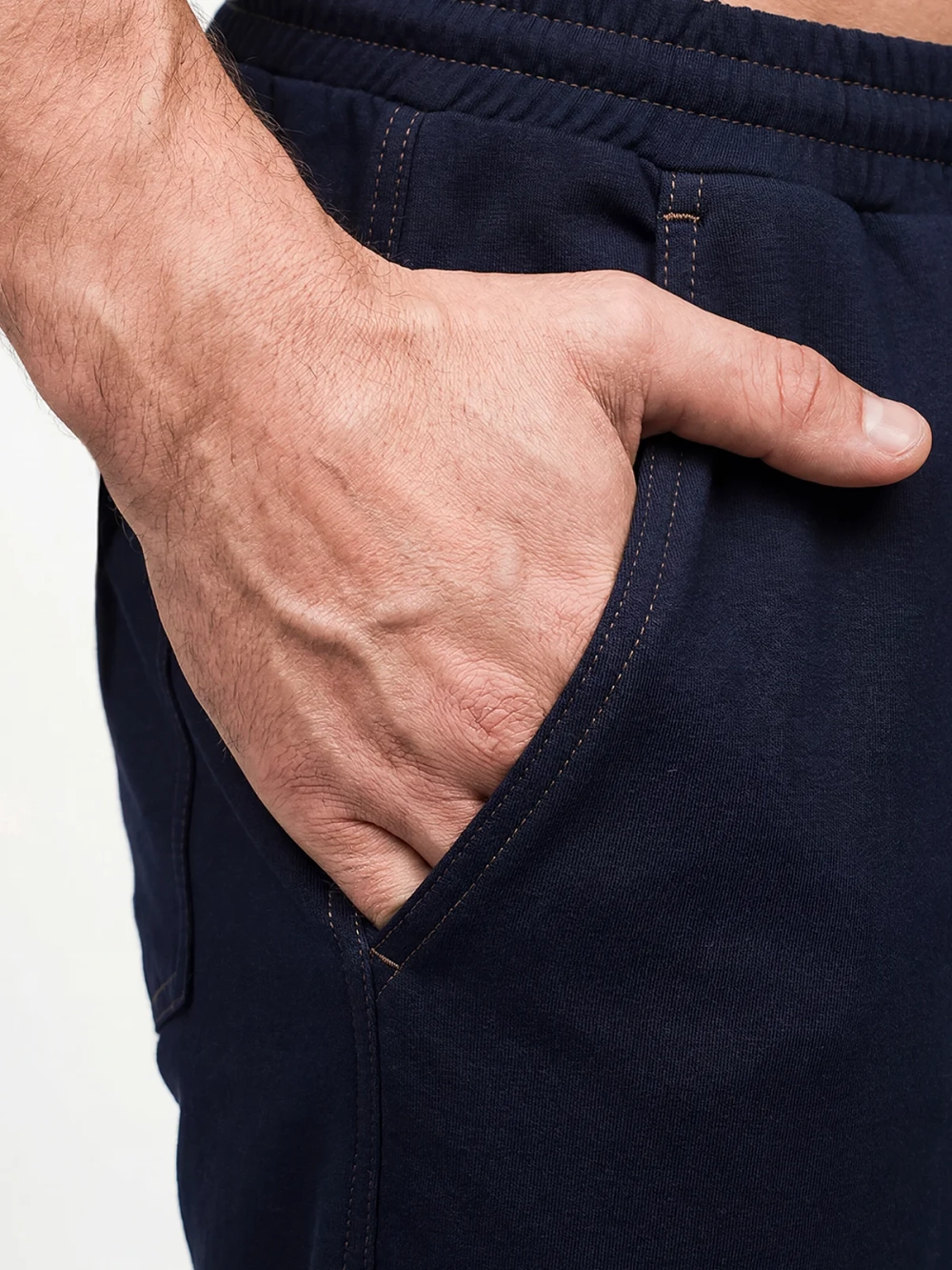 Брюки мужские в джинсовом стиле больших размеров БФЛ-3М