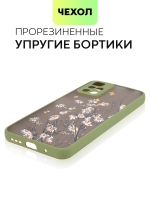 Чехол BROSCORP для Xiaomi Redmi 10 оптом (арт. XM-R10-ST-TPU-KHAKI-PRINT)