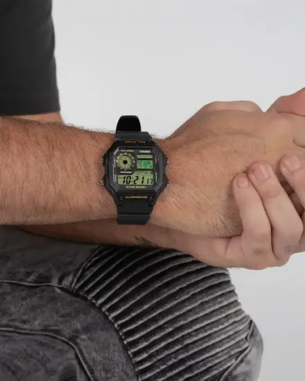 Электронные часы Casio AE-1200WH-1B