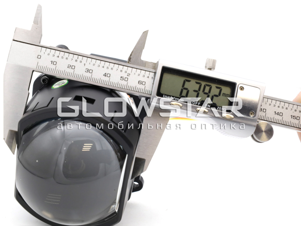 Aozoom BiLed+Laser AAPD 17L с лазером (прямоугольные) 61W/77W, 12V, 6 Поколение, 3.0 дюйма (комплект, 2шт)