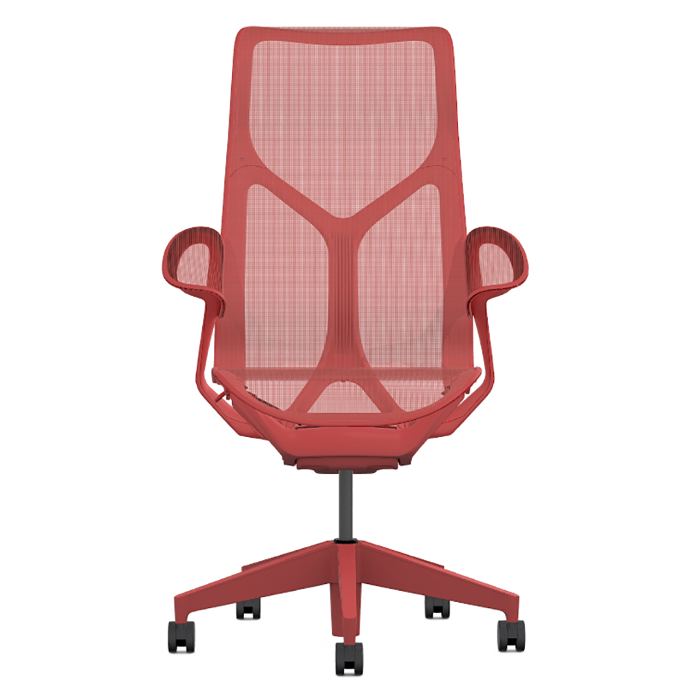 Кресло Herman Miller Cosm, высокая спинка, цвет Canyon, подлокотники «лепестки» (Leaf)