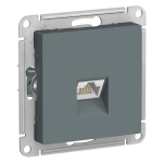 ATLASDESIGN РОЗЕТКА компьютерная RJ45 кат. 6A, механизм, ГРИФЕЛЬ