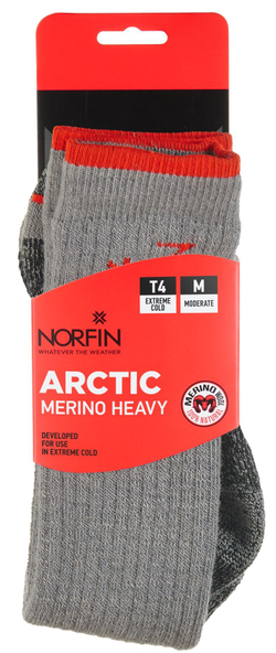 Носки Norfin T4M ARCTIC MERINO HEAVY LONG р.(39-41) M