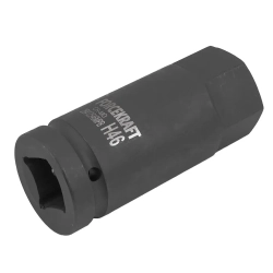 Головка-бита 6-гранная ударная 1/2'', 46мм FORCEKRAFT FK-28412546MPB