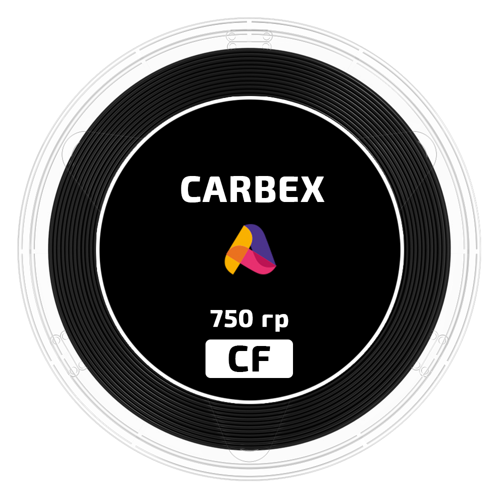 CARBEX CF пластик для 3D печати, 1.75 мм, 750 гр. CARBEX CF пластик для 3D печати, 1.75 мм, 750 гр.