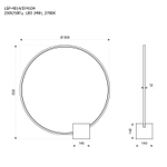 Настольная светодиодная лампа Lussole Stream LSP-4014