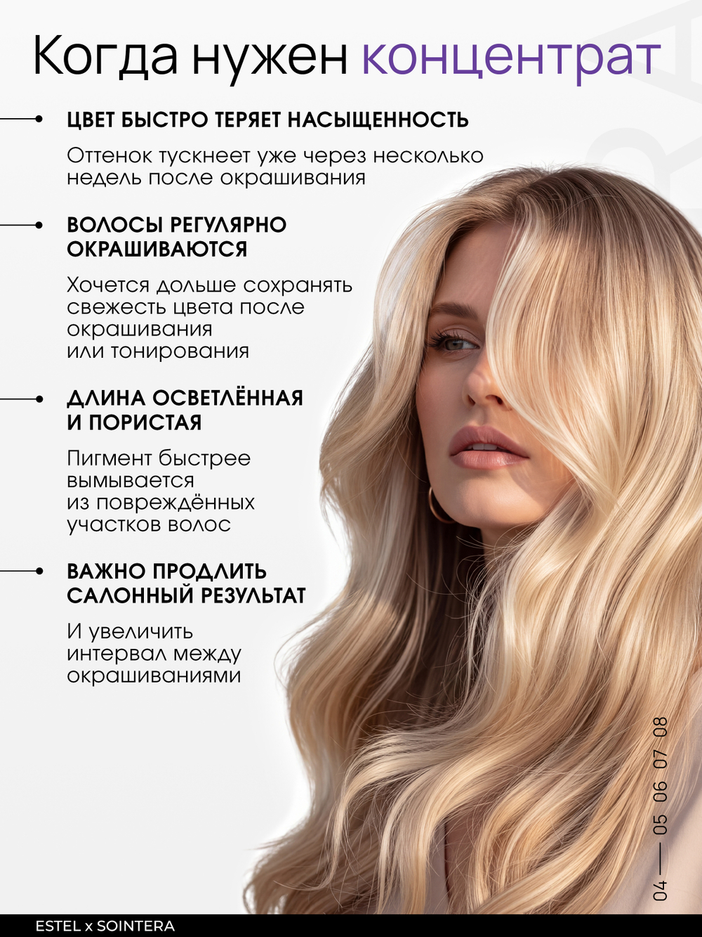 Концентрат "Защита цвета" для окрашенных волос ESTEL x SOINTERA
