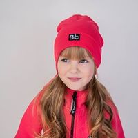 Шапка трикотажная двухслойная с отворотом Bb team "Бабл-гам"