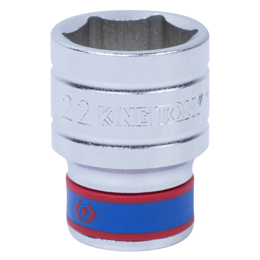 Головка торцевая стандартная шестигранная 1/2", 22 мм KING TONY 433522M