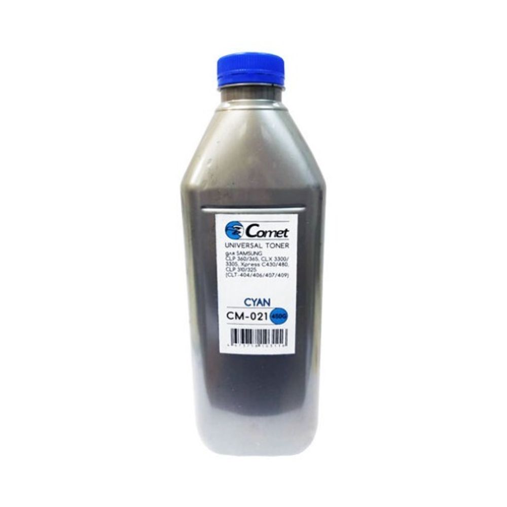 Тонер COMET для SAMSUNG Универсальный тип CM-021 (450гр, голубой) Silver ATM Тонер COMET для SAMSUNG Универсальный тип CM-021 (450гр, голубой) Silver ATM