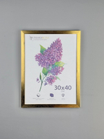 Фоторамка 30х40 см, золото, структура дерева, арт. 3040.659457