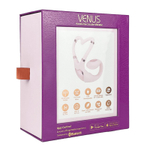 Розовый носимый двойной вибратор для стимуляции клитора и точки G Adrien Lastic Venus Double Vibrator Pink