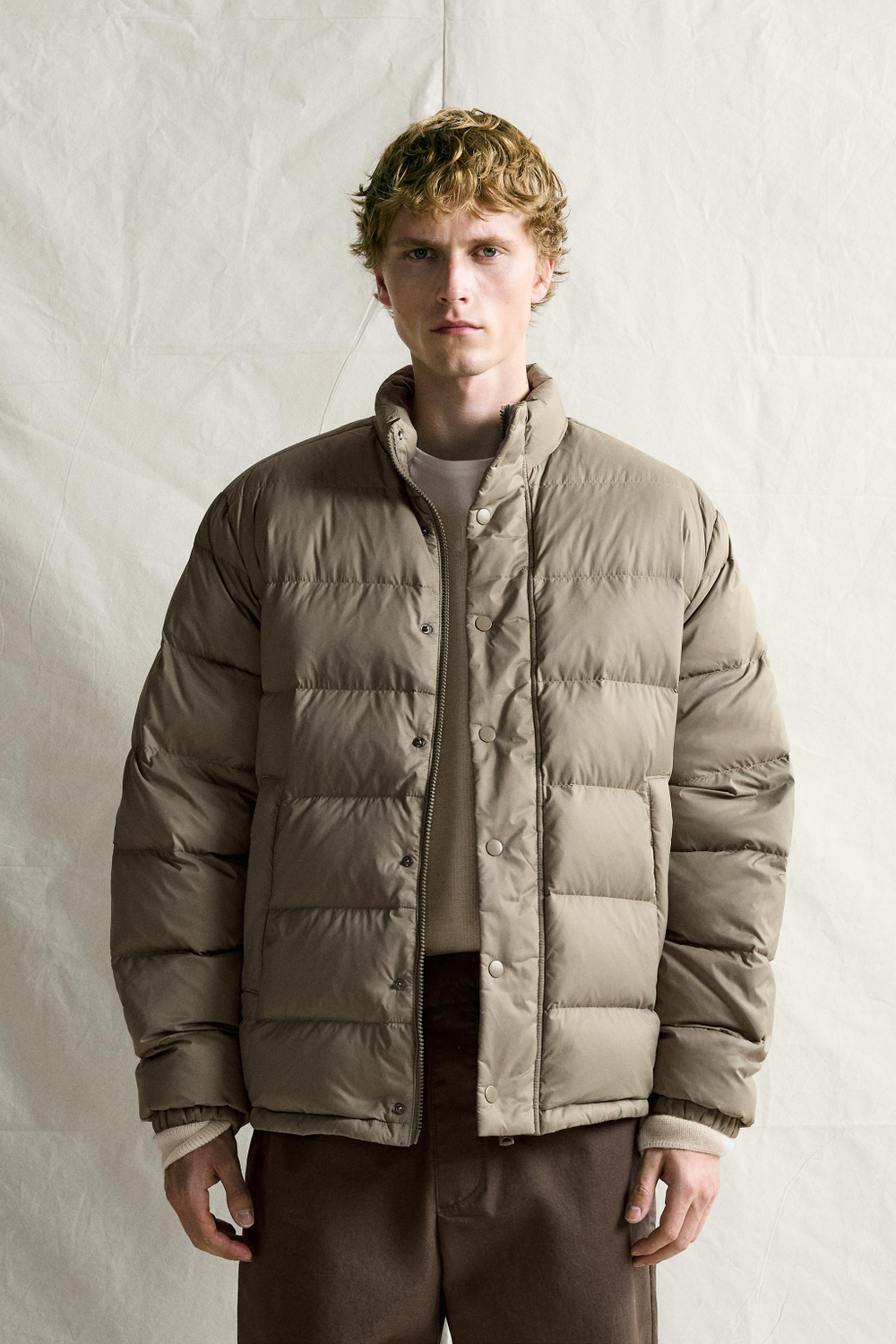 КУРТКА WATER-REPELLENT С НАПОЛНИТЕЛЕМ 80% ПУХА И 20% ПЕРА — ZARA