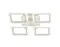 Люстра потолочная светодиодная Rilon 2055/4 WHITE, 64 Вт, белая