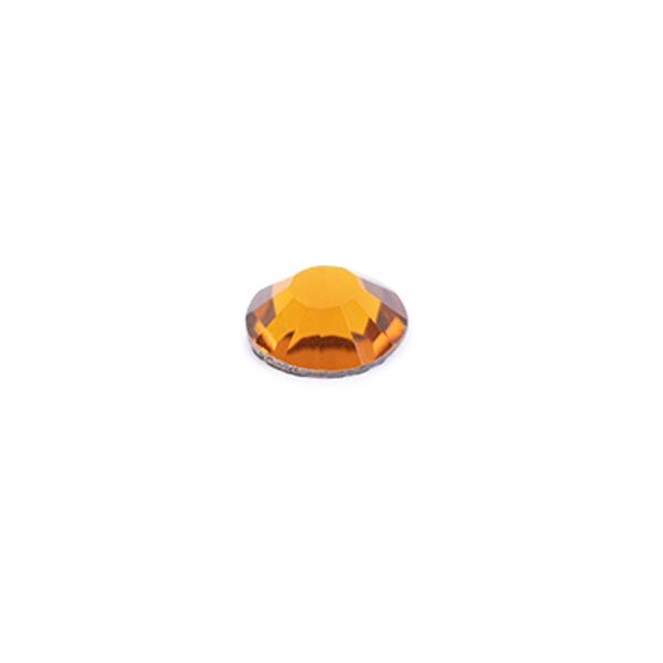Стразы клеевые стекло 2.4 мм, 360 шт, SS08 №15 яр.жёлтый (Topaz), Zlatka ZRTG-0872