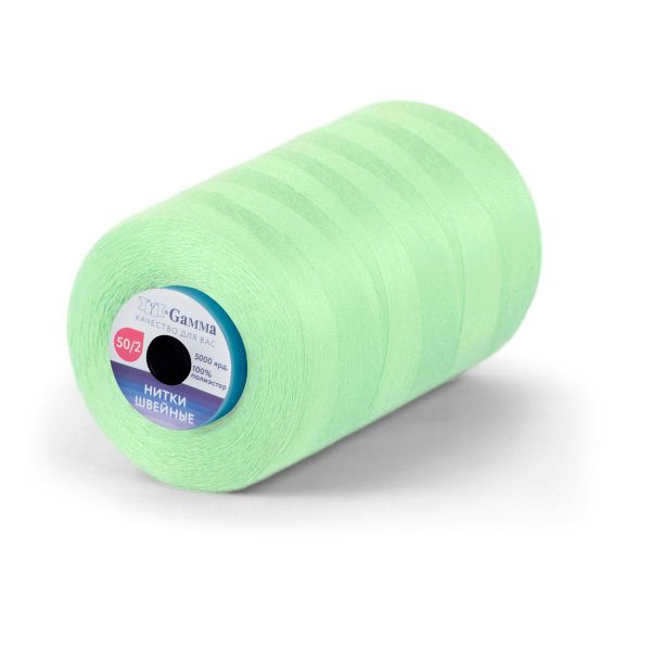 Нитки универсальные Gamma 50/2, 4570 м (5000 ярд) / 1 кат., 228 св.бирюзовый