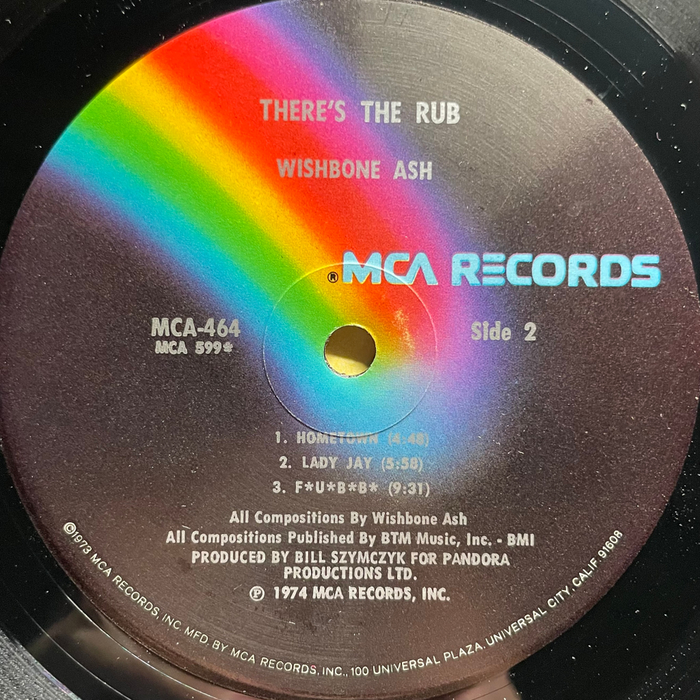 Wishbone Ash ‎– There's The Rub (США 1974г.)