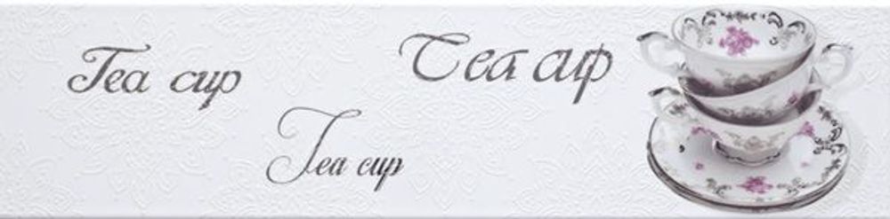 Декор Decor Veronica Brillo Tea Cup Blanco