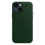 Кожаный чехол с поддержкой MagSafe Apple Leather Case для iPhone 13 mini, Sequoia Green (Зеленая секвойя)