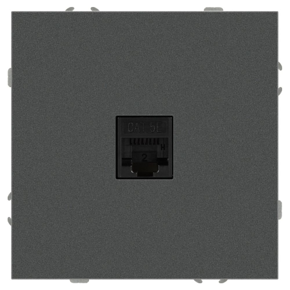 Розетка ЭРА Galaxy 15-3107-06 информационная RJ45 IP20 графит | Эра Galaxy