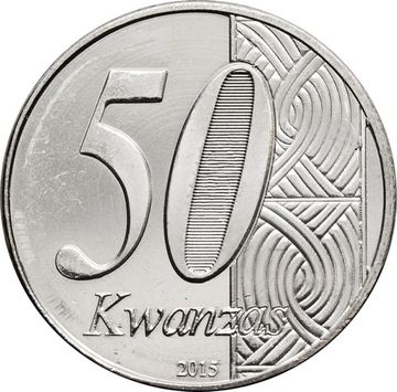 50 кванз 2015 Ангола «40 лет независимости»