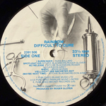Rainbow ‎– Difficult To Cure (Германия 1981г.)