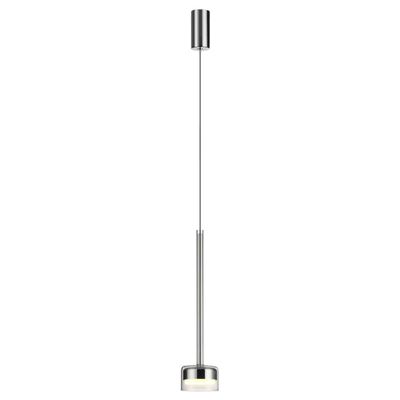 7151/10L HIGHTECH ODL26 347 светильник хром/ прозрачное стекло/металл IP20 LED 10W 3000K 220V LASLO