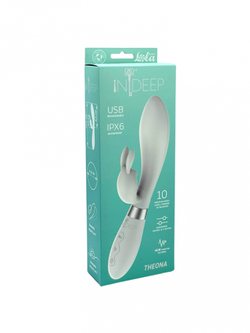 Indeep PRO Theona - Вибратор-кролик, берый