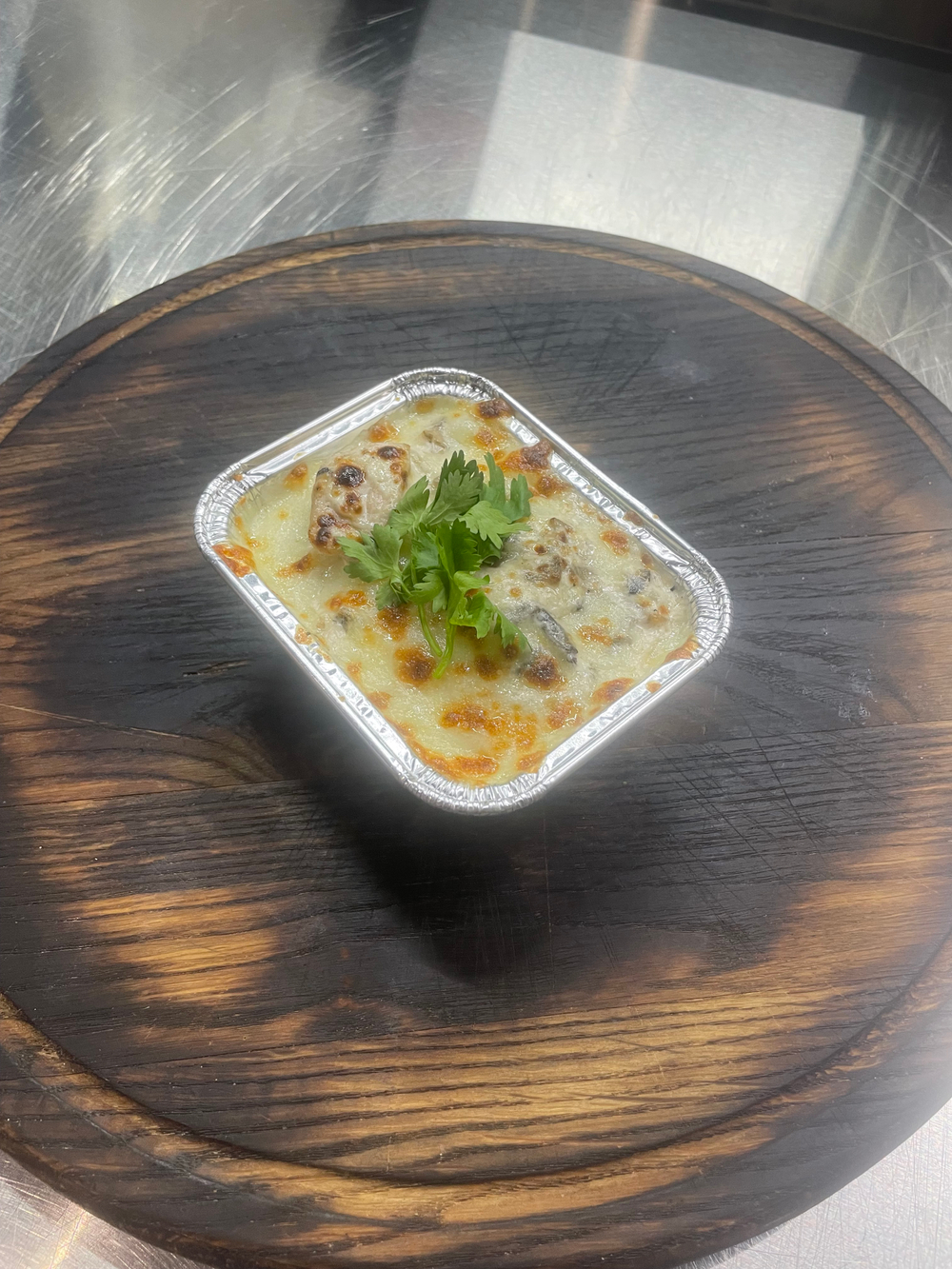 Жюльен с курицей и шампиньонами 200гр.