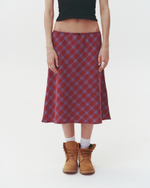 Midi Skirt Wine