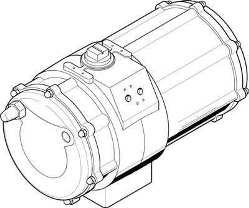 DAPS-2880-090-R-F16 Неполноповоротный привод DAPS-2880-090-R-F16 Неполноповоротный привод