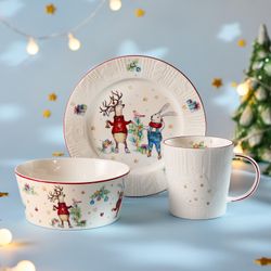 НАБОР ПОСУДЫ LEFARD "WINTER STORY" НА 1 ПЕР. 3 ПР. (КОР=8НАБ.)