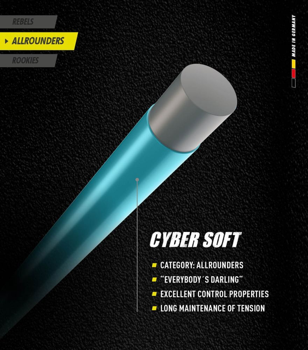 Теннисные струны Topspin Cyber Soft (12m) - Бирюзовый