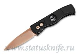 Нож Pro-Tech TR-2 RG Silver Skull Rose Gold MagnaCutфотография - 1