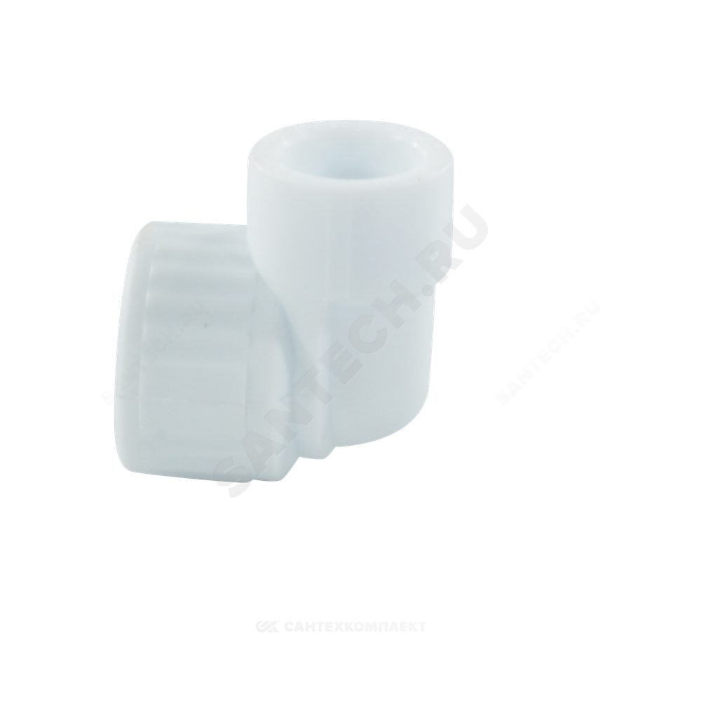 Угольник PP-R комбинированный белый Дн 32х3/4" ВР VALFEX 10125132