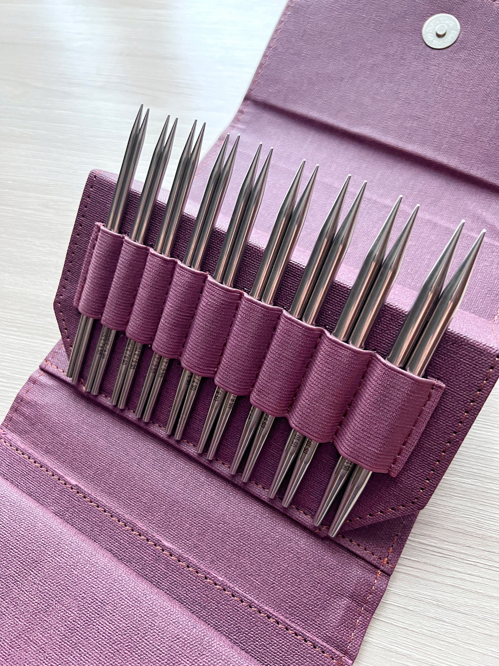 Набор съемных укороченных спиц 9см/5пар Flight Mini Maroon Lykke