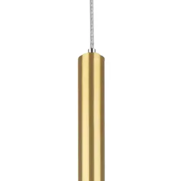 Подвесной светильник светодиодный 5W 4000K 747343 золото Tubo Lightstar