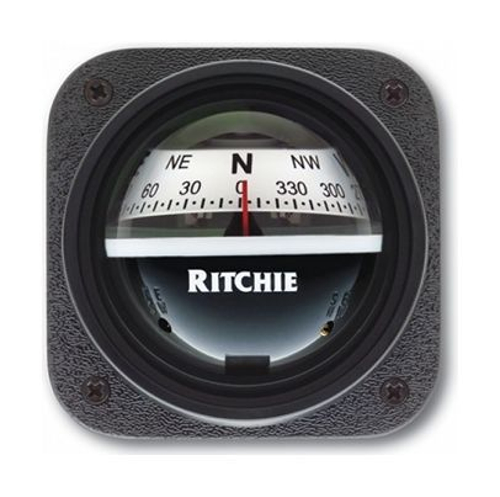 Компас Ritchie Explorer, черный корпус, белый циферблат