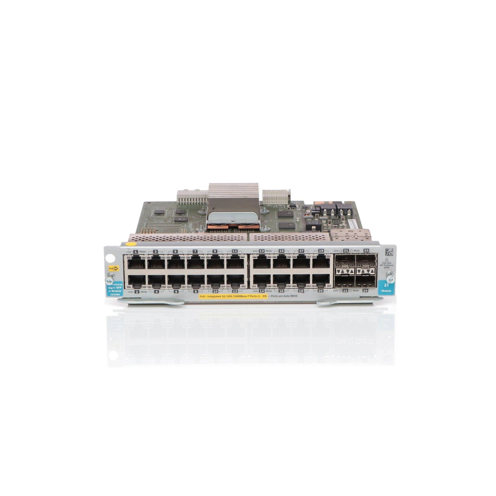 Модуль коммутатора 5400 zl HP J9308A Procurve 20p POE+ 4P SFP ZL Module J9308-69001